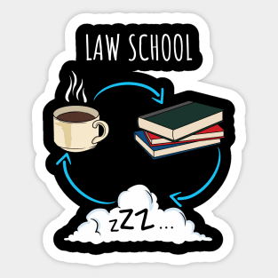 Law School Graduate Student College Gift Sticker